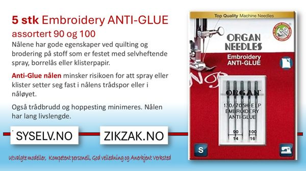 Bilde av 5pk Organ AntiGlue 90 og 100